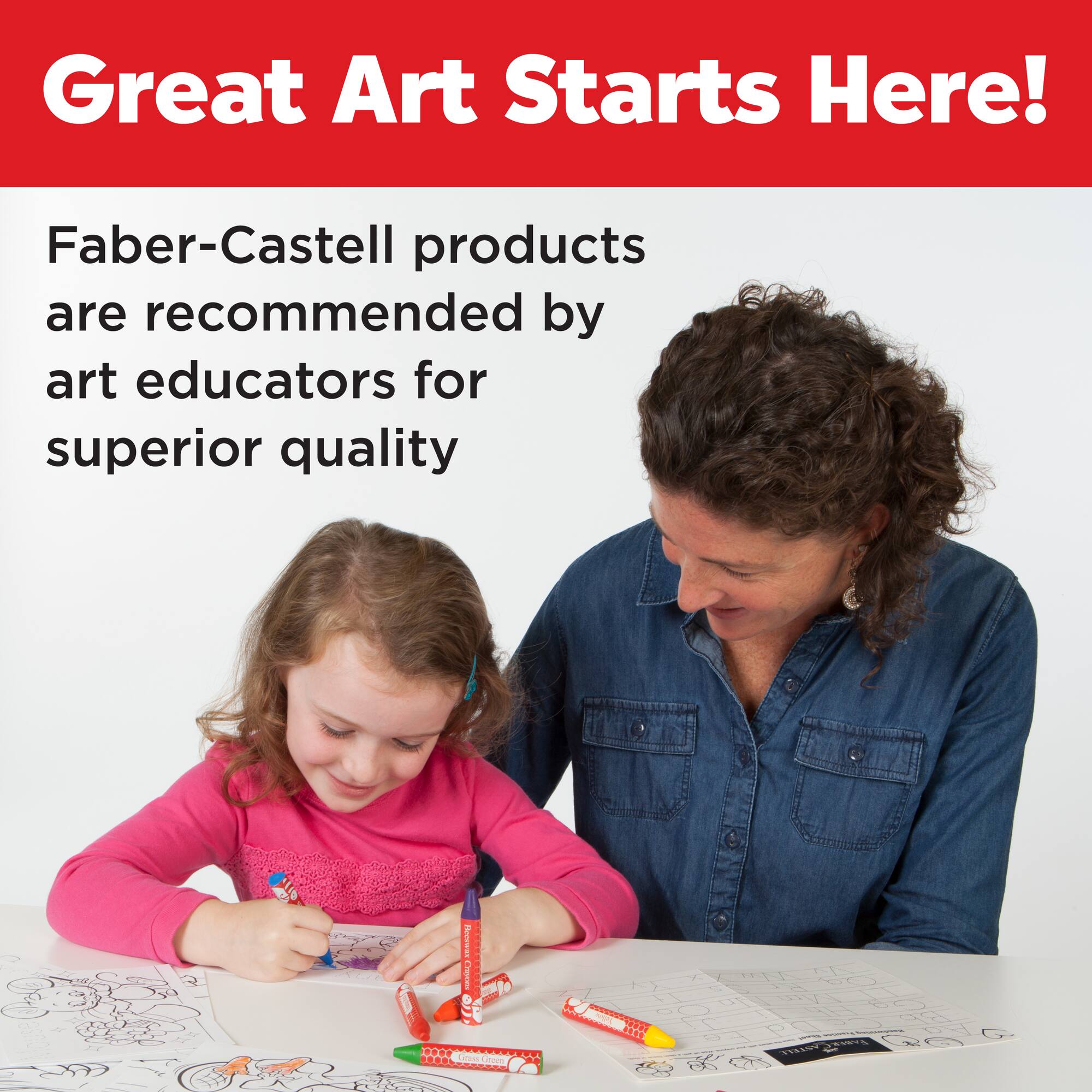 Faber-Castell® 240-Piece Jumbo Beeswax Crayons School Pack